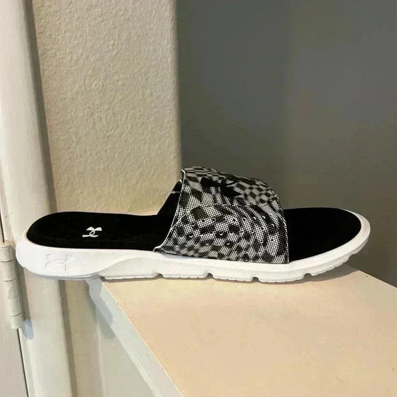 NEW Under Armour Ignite Pro Graphic Slide Sandal 3026024-003 Mens Size 8 - Picture 5 of 9